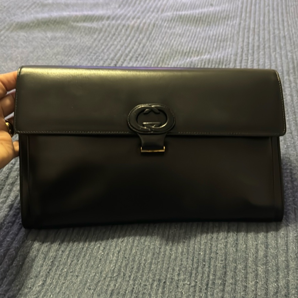 Authentic Gucci Leather Clutch